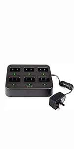 Retevis RT668 Walkie Talkie Six-Way Charger