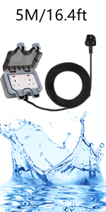 5M Outdoor Extension Lead