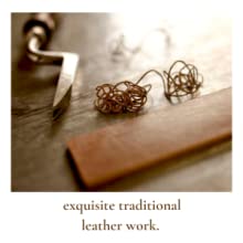 Exquisite traditional leather work