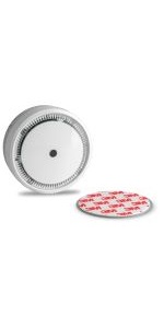 10 year smoke detector DIN EN 14604 certified photoelectric long life lithium battery fire detector