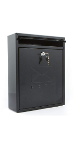 Burg Wachter compact post box sterling