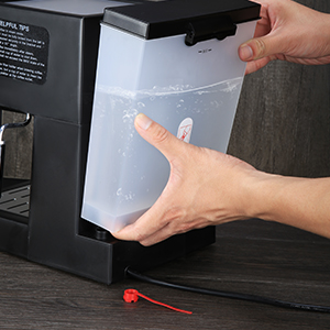 espresso coffee machine maker with milk frothing steamer for home and office