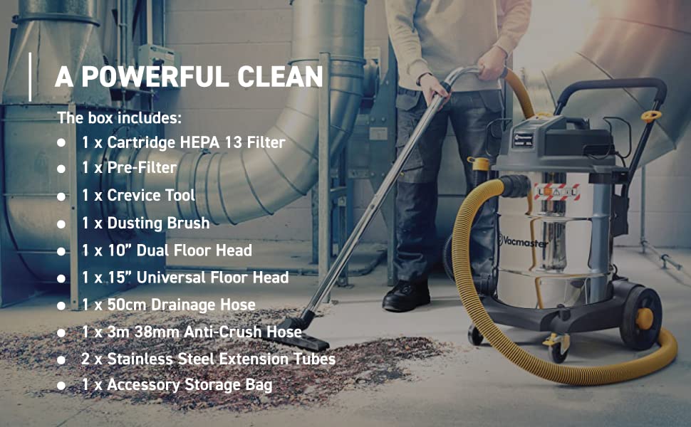 Vacmaster WD L50 wet and dry vacuum cleaner