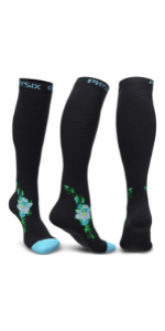 flower compression socks