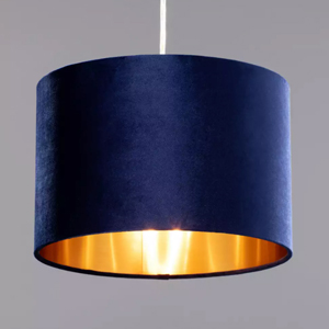 Navy Blue Lampshade