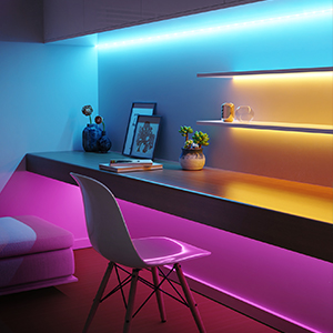 Lepro Music Sync RGB LED Strip Lights with Remote