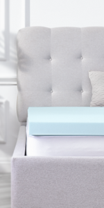 RECCI Gel Memory Foam Mattress Topper