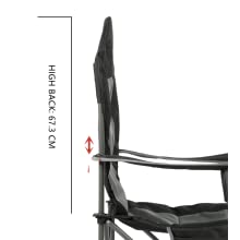 camping seat high back comfortable