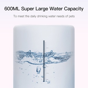 20oz large capacity to meet the daily drinking water needs of pets