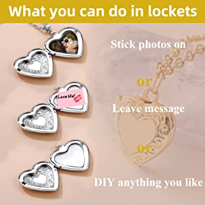 Womenâ€™s Locket WITHOUT Photo&Text Engraved