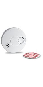 10 year smoke detector DIN EN 14604 certified photoelectric long life lithium battery fire detector