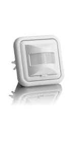 Motion detector indoor LED wall mounting IR sensor programmable flush mounted sockets 60mm 9m/160°
