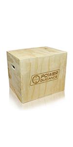POWER GUIDANCE 3 in 1 Wood Plyo Box