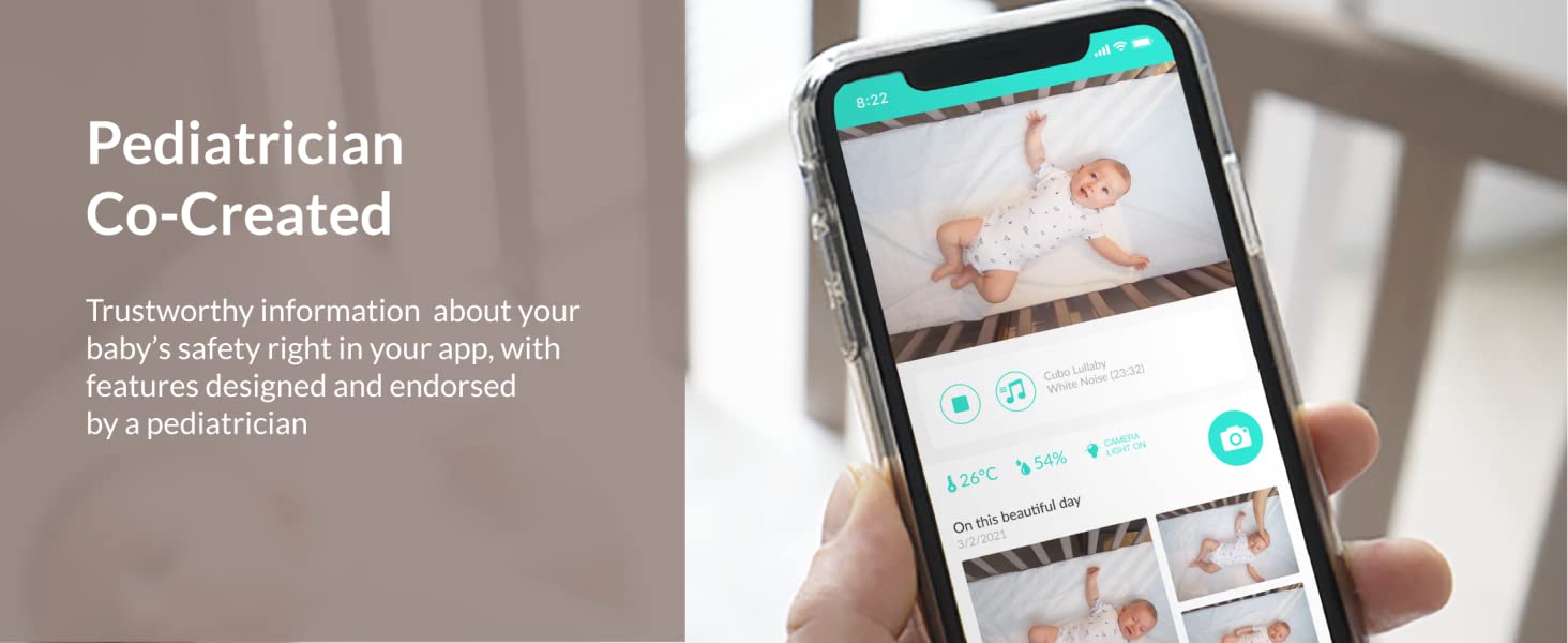 Pediatrician Co-Created Cubo Ai Plus Smart Baby Monitor