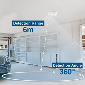 Wide Detection & Lighting Range 