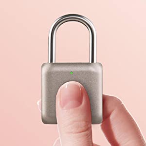 fingerpring padlock