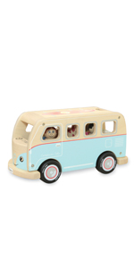 retro campervan, campervan, vw campervan, wooden toy van