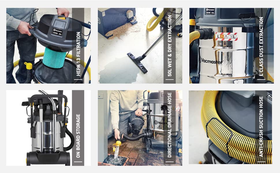 Vacmaster WD L50 wet and dry vacuum cleaner