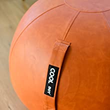 cuerina camel pilates ball