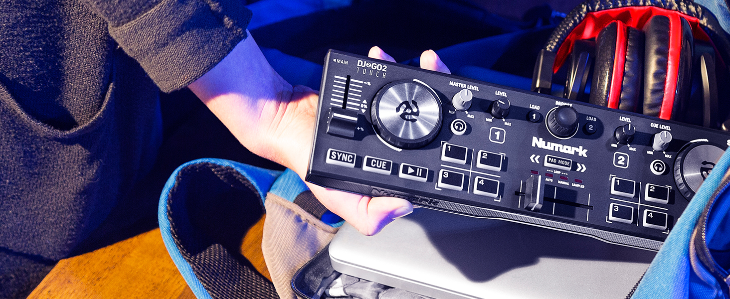 Compact 2 Deck USB DJ Controller For Serato DJ 