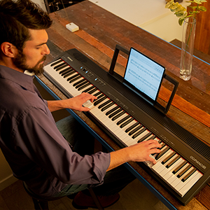 Roland, electronic, digital, piano, yamaha, casio, keyboard, full size, 88 key, beginner,student, go