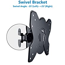TV wall bracket tilt and swivel