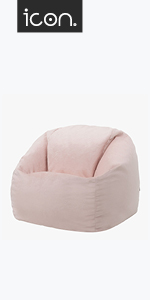 Velvet highrest kids bean bag chair filled beanbags for girls and boys