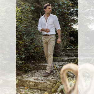 Man wearing pampeano belt