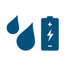 water resistant rechargeable