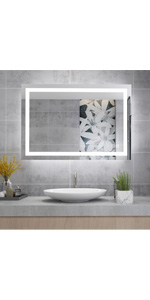 led bathroom mirror mid