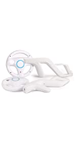 Mario Kart Racing Wheel and Zapper Light Gun