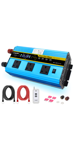 2500W /5000W Peak Power Inverter Pure sine wave DC 12V to 230V 240V AC Car Converter