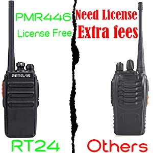 rt24 walkie talkies for construction