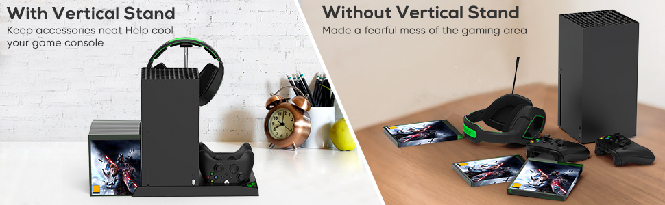 for xbox series x cooling stand