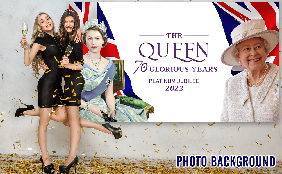 Large Banner for Platinum Jubilee Decorations 2022