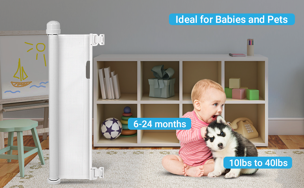 retractable stair gate