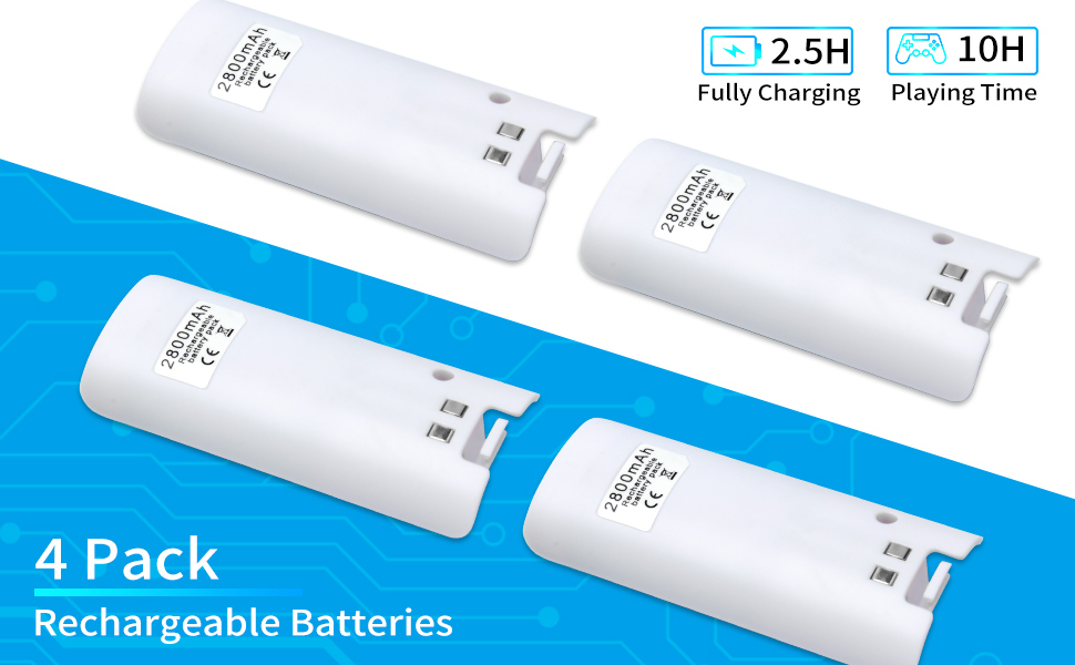 wii rechargeable batteries