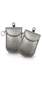 Sevenwalls Faraday Pouch/ Silver