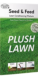 Plush lawn seed and feed