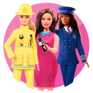Barbie dolls and playsets