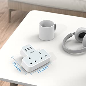 3 USB Charging Ports