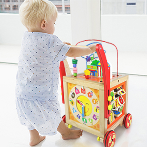 Wooden walker toy