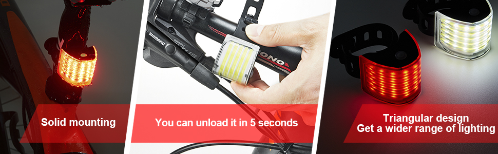 bike lights front and back