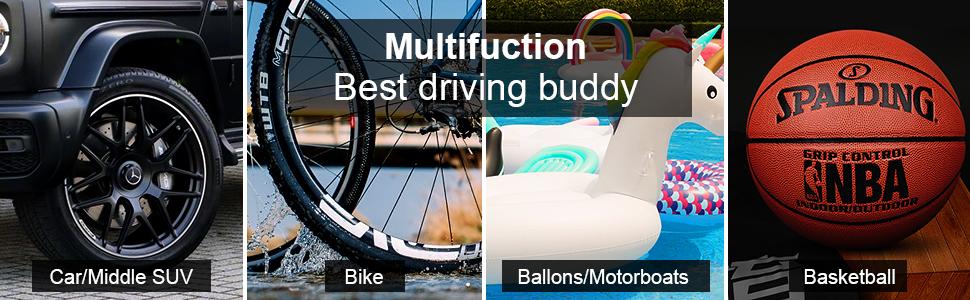 AUTDER 21V 180PSI Cordless Tire Inflator Air Compressor with Digital Pressure Gauge