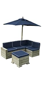 KidKraft Outdoor lounge set for kids