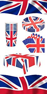 the queen's platinum jubilee party supplies event royal theme decoration union jack