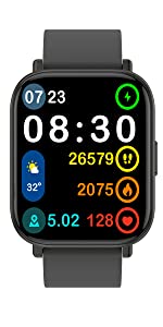 Smart Watch For Men Android Bluetooth Calling, Built-in Speaker/Mic Smartwatch For Women iPhone