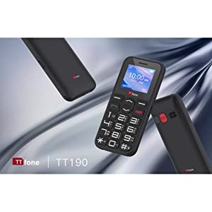 TTfone TT190 Big Button Basic Senior Unlocked SOS Emergency Mobile Phone Simple