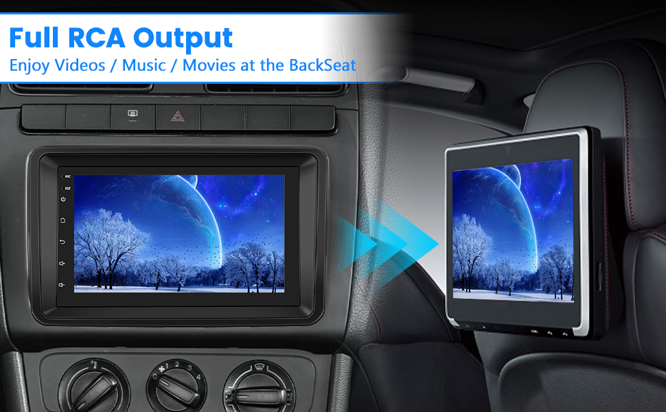 android car radio fo vw golf