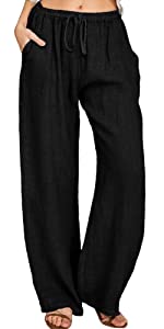 casual linen trousers